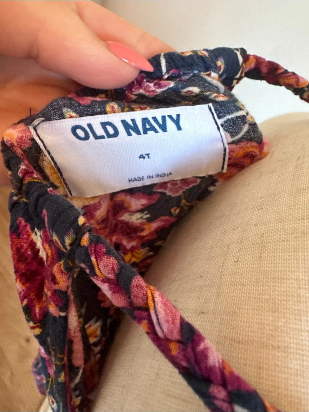 Matching Mommy & Me Dresses with Dark Floral Pattern